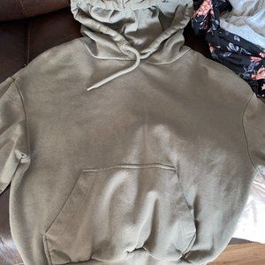 Green hoodie